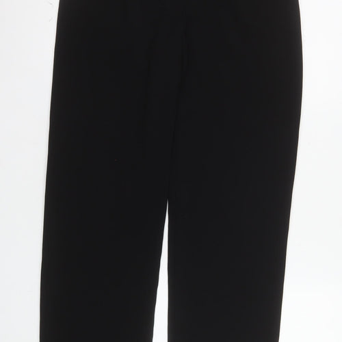 Gerrard Creation Womens Black Size 12 Straight Dress Trousers