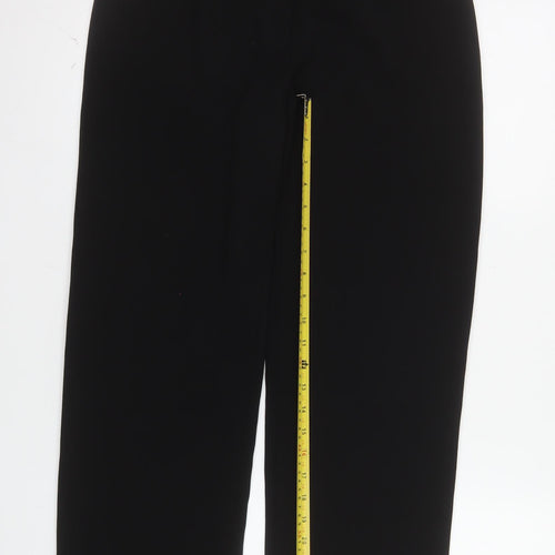 Gerrard Creation Womens Black Size 12 Straight Dress Trousers