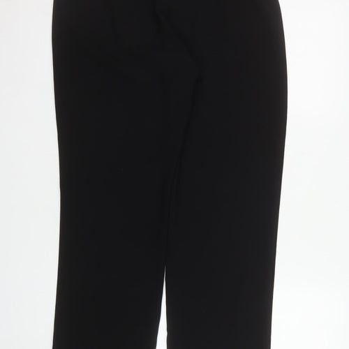Gerrard Creation Womens Black Size 12 Straight Dress Trousers
