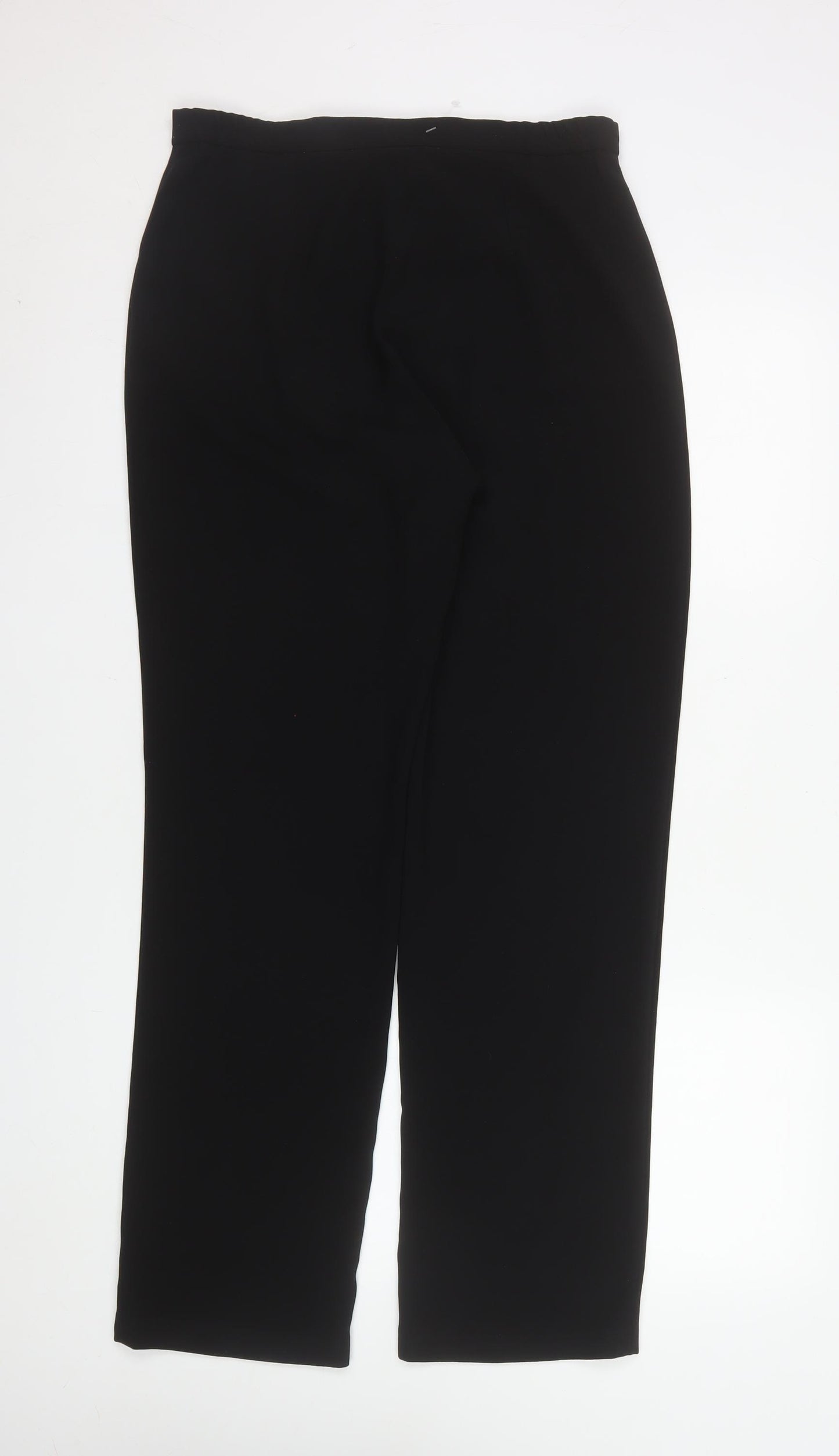 Gerrard Creation Womens Black Size 12 Straight Dress Trousers
