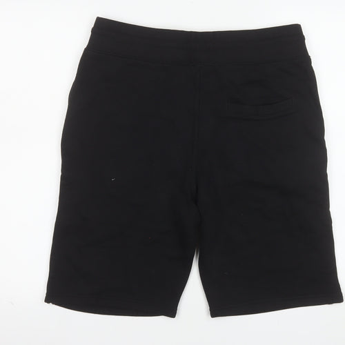 Crew Clothing Company Men's Black M Sweat Shorts with Drawstring Waist