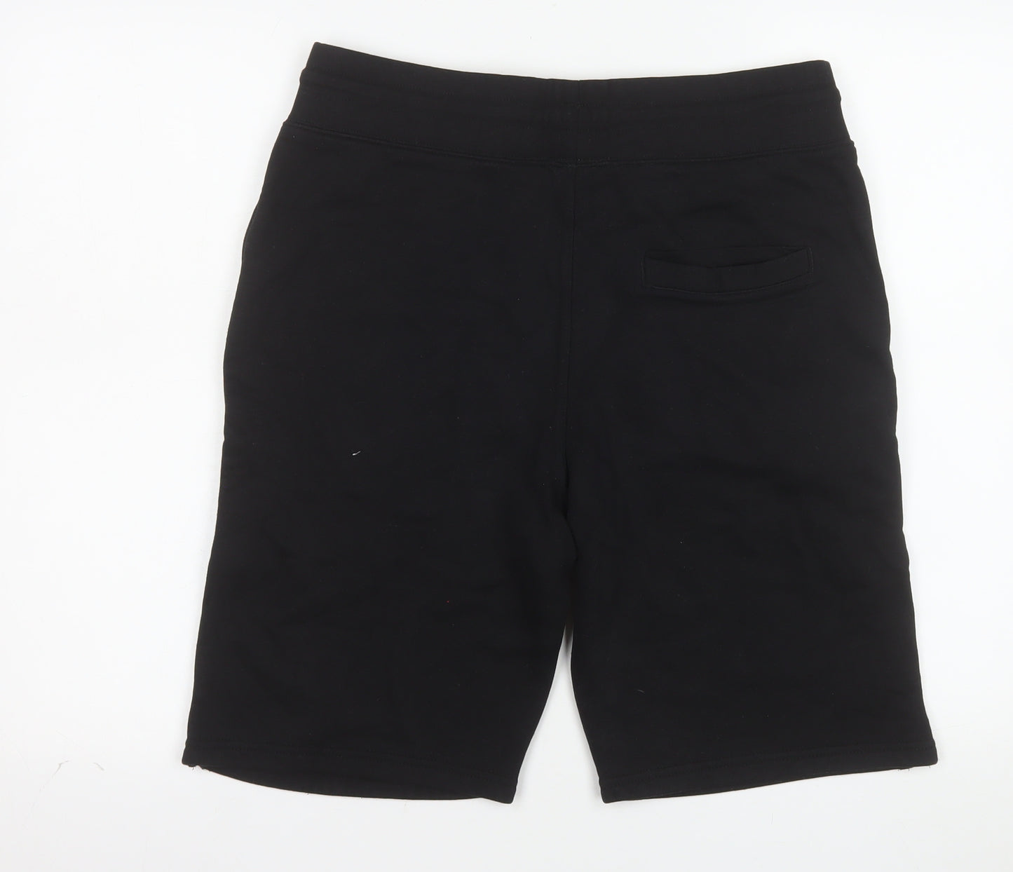 Crew Clothing Company Men's Black M Sweat Shorts with Drawstring Waist