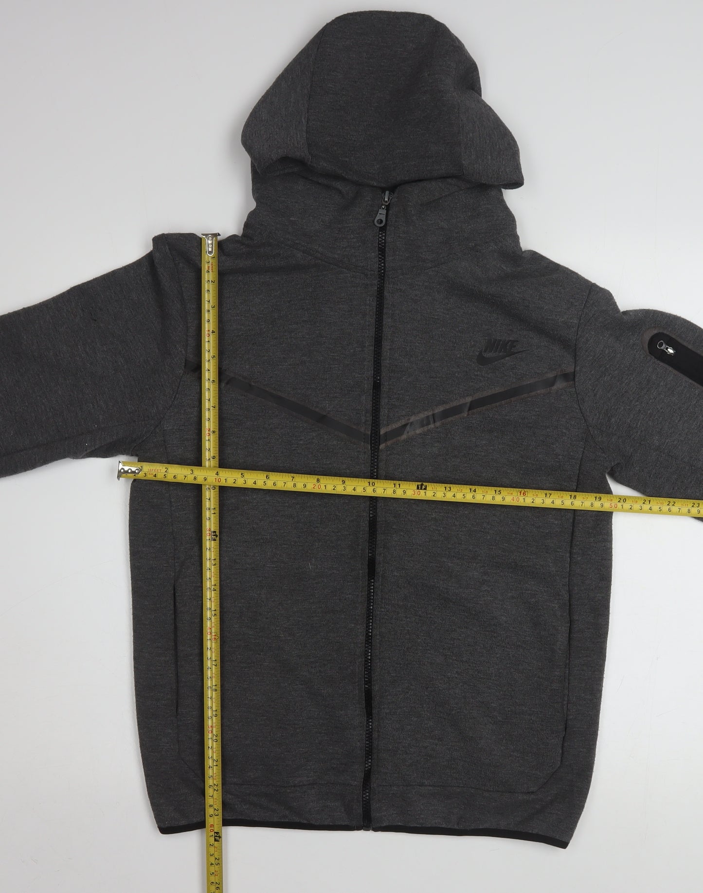 Nike Men’s Grey Full Zip Hoodie M Hooded Sportswear