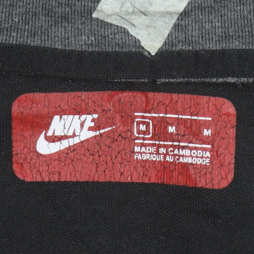 Nike Men’s Grey Full Zip Hoodie M Hooded Sportswear