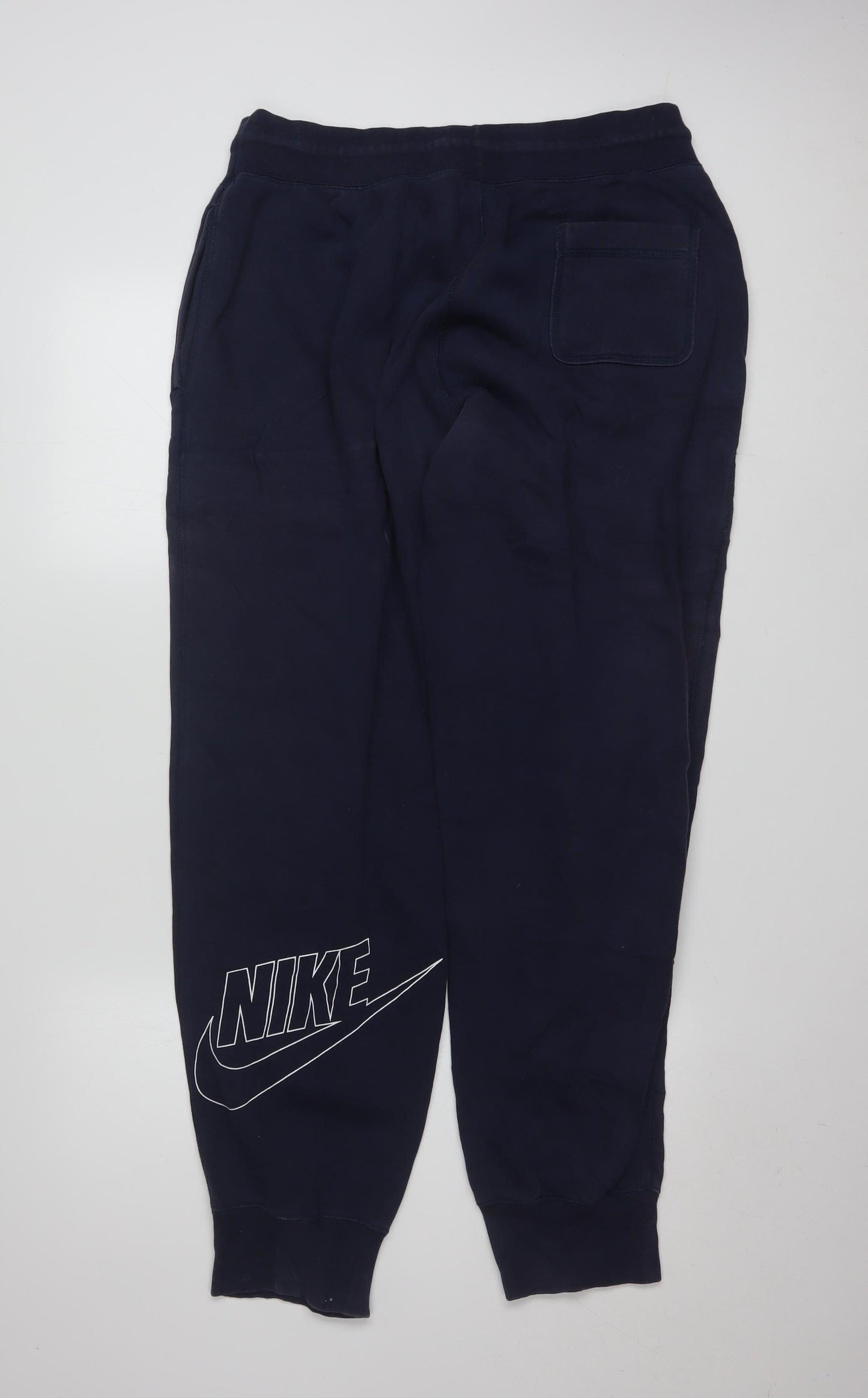Nike Men's Navy Blue XL Jogger Sweatpants Elastic Waist Pockets