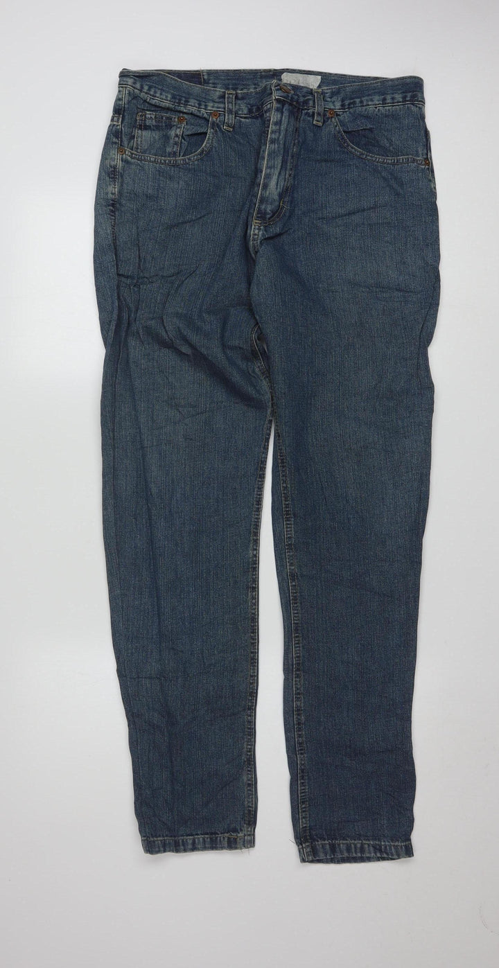 Levi's 505 Men's Blue Regular Fit Straight Denim Jeans W36 L34