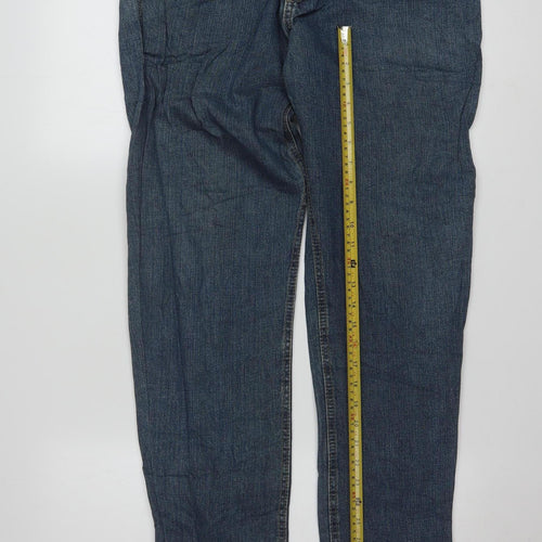 Levi's 505 Men's Blue Regular Fit Straight Denim Jeans W36 L34