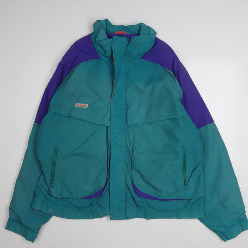Columbia Men’s Blue XL 90s Wind-Resistant Puffer Jacket