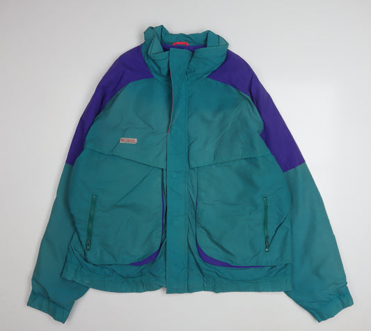 Columbia Men’s Blue XL 90s Wind-Resistant Puffer Jacket