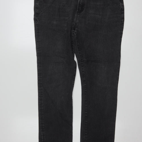GAP Mens Black Skinny Jeans 33x30 Denim Stretch Classic Fit