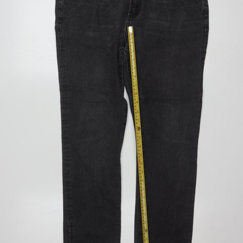 GAP Mens Black Skinny Jeans 33x30 Denim Stretch Classic Fit
