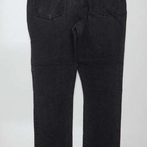 GAP Mens Black Skinny Jeans 33x30 Denim Stretch Classic Fit