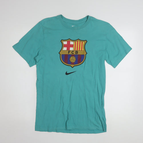 Nike Men's Green FCB Barcelona Graphic T-Shirt Size S