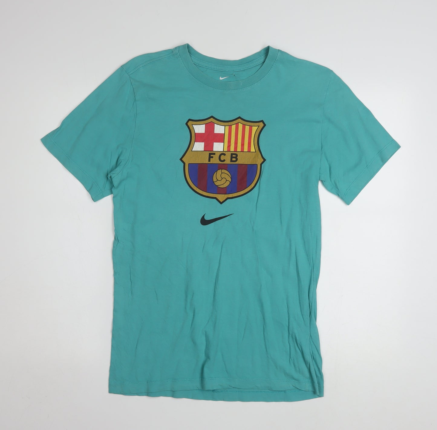 Nike Men's Green FCB Barcelona Graphic T-Shirt Size S