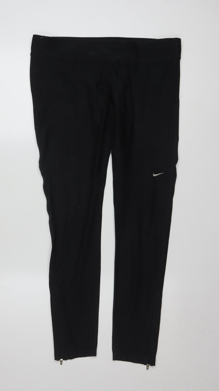 Nike Womens Black Dri-FIT XL Leggings Running Trousers