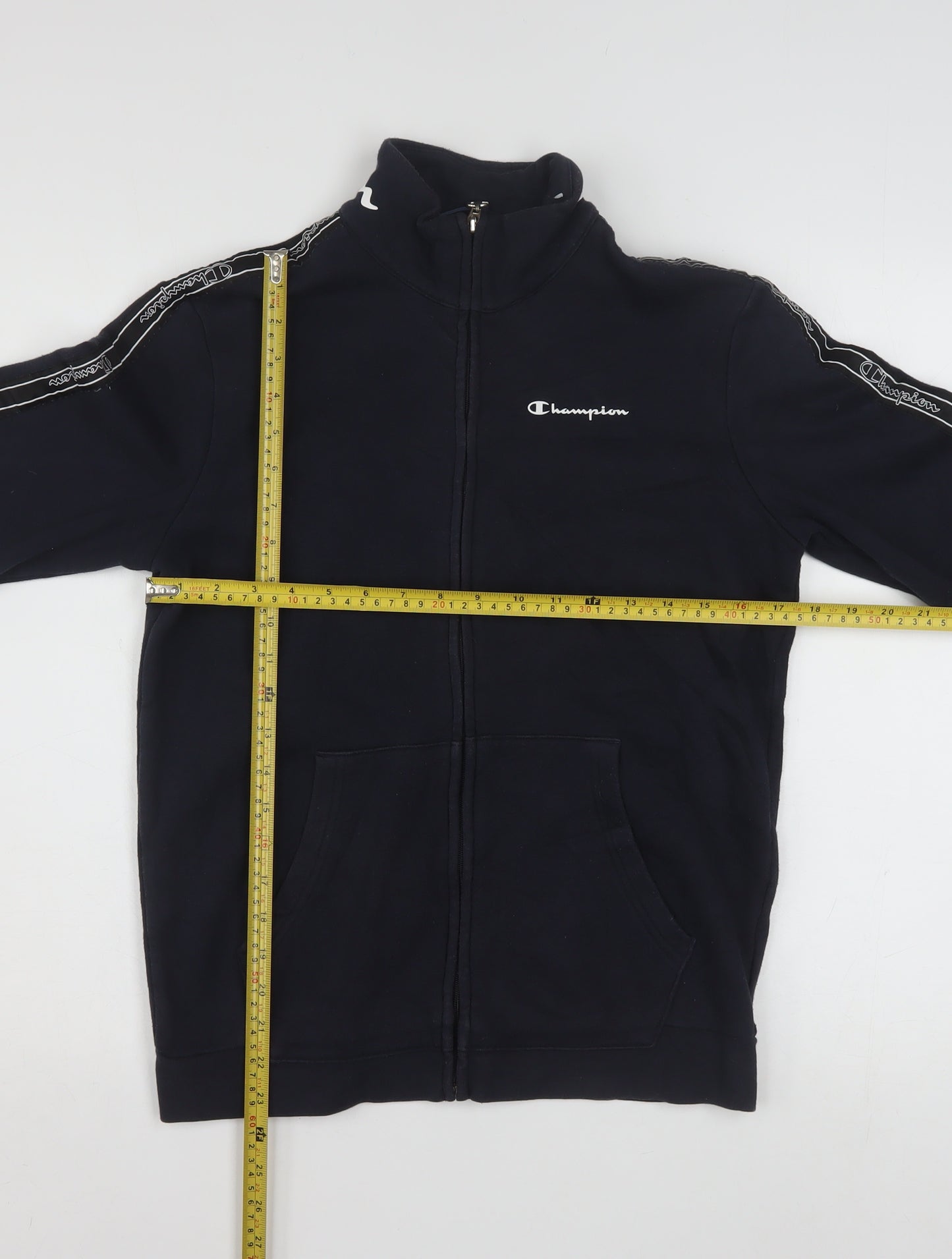 Champion Teens Black X-Large Track Jacket 60 Cotton 40 Polyester