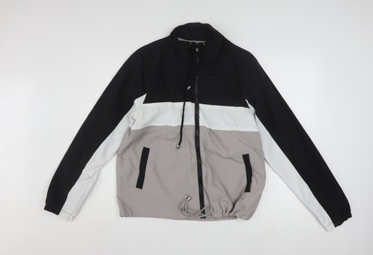 Ashley by 26 International Women's Black M Windbreaker Jacket
