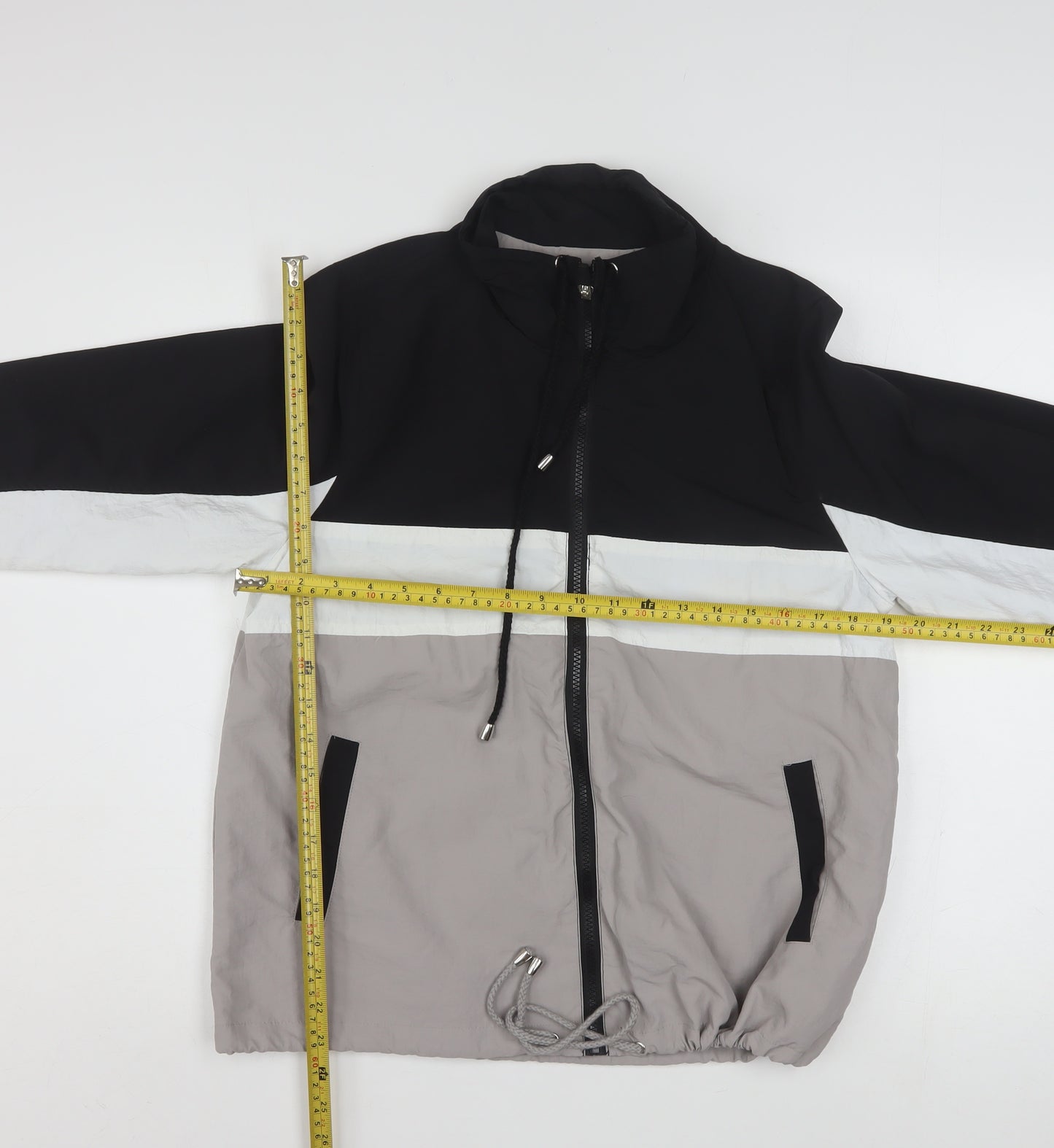 Ashley by 26 International Women's Black M Windbreaker Jacket