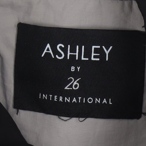 Ashley by 26 International Women's Black M Windbreaker Jacket