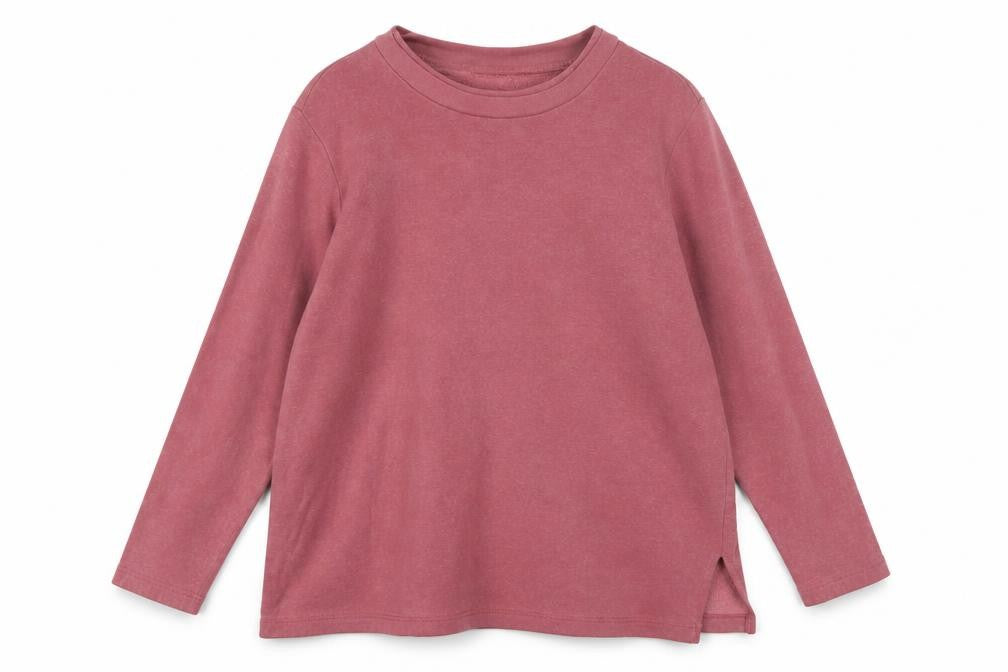 Front view of Blair women’s pink pullover sweatshirt xl cotton blend long sleeve