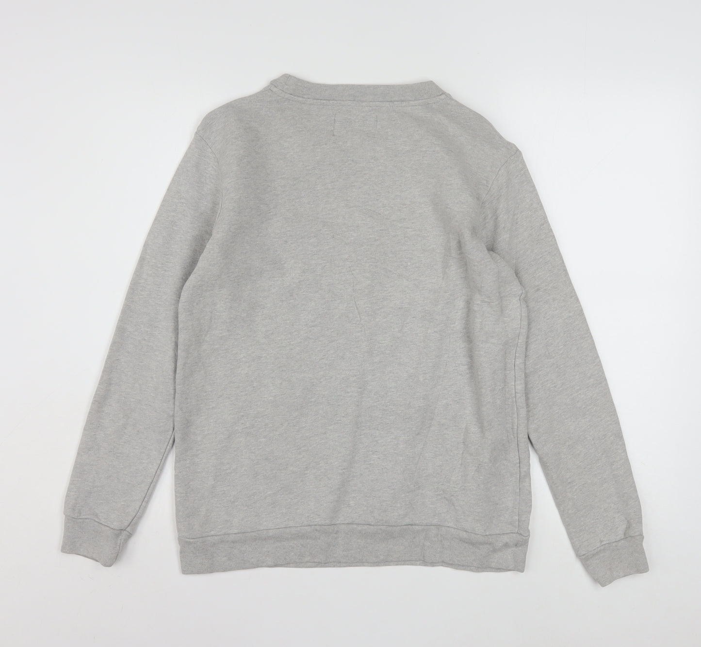 Calvin Klein Jeans Men’s Grey Logo Pullover Sweatshirt XS
