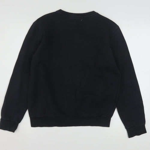Puma Men's Black XS Pullover Crew Neck Graphic Sweatshirt