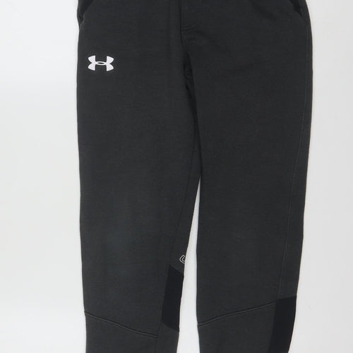 Under Armour Boys Black Large ColdGear Jogger Sweatpants Trousers