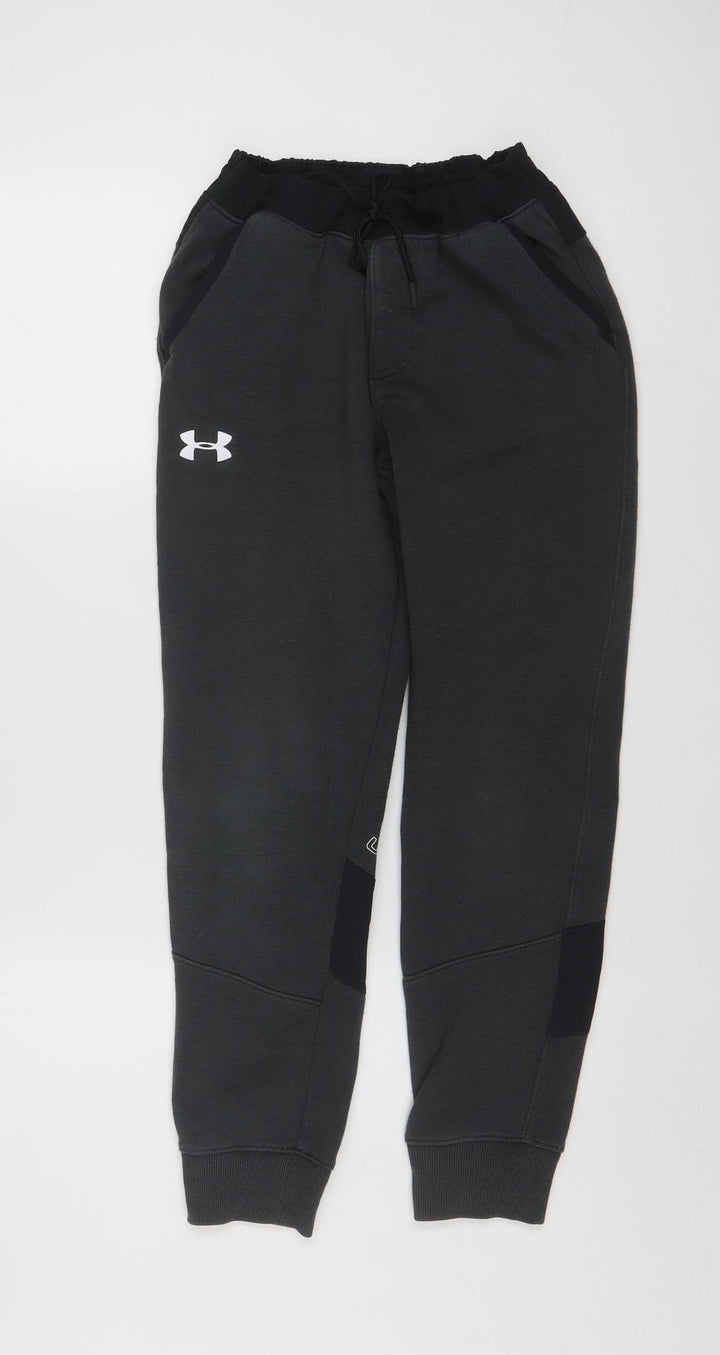 Under Armour Boys Black Large ColdGear Jogger Sweatpants Trousers
