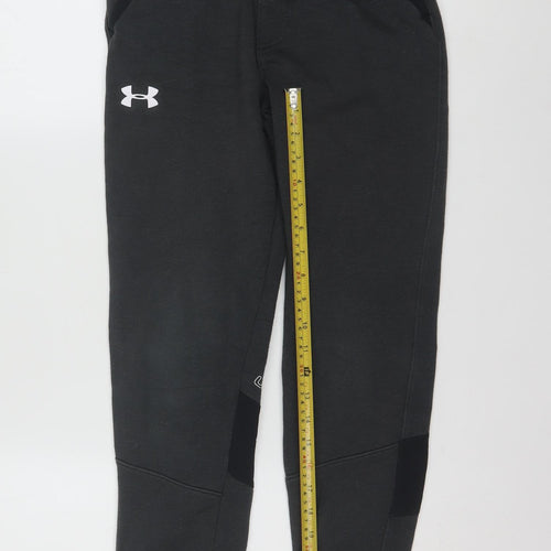 Under Armour Boys Black Large ColdGear Jogger Sweatpants Trousers