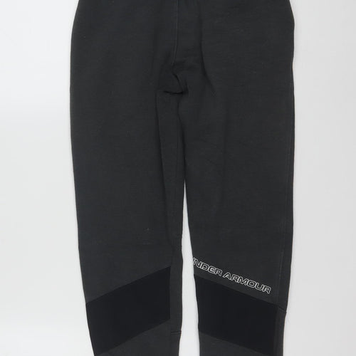 Under Armour Boys Black Large ColdGear Jogger Sweatpants Trousers