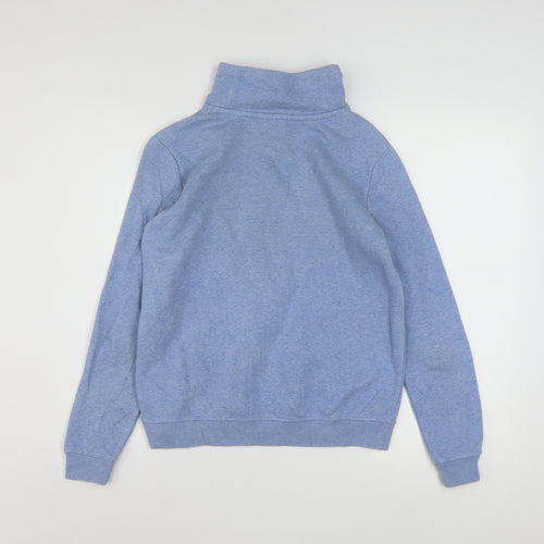 Tommy Hilfiger Women's Blue Logo Pullover Sweatshirt XXS