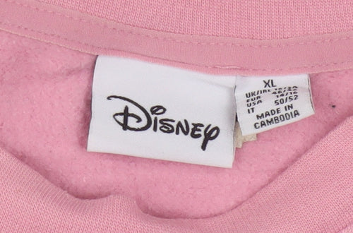 Disney Women’s Pink Minnie Mouse XL Pullover Sweatshirt
