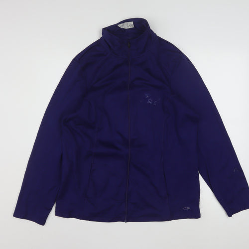 Champion Men Blue XL Track Jacket Full Zip Lightweight Activewear