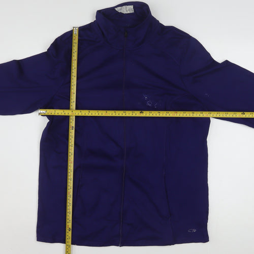 Champion Men Blue XL Track Jacket Full Zip Lightweight Activewear