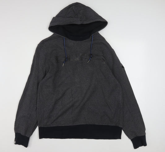 Puma Men's Grey XL Pullover Hoodie Sports Fleece Sweatshirt