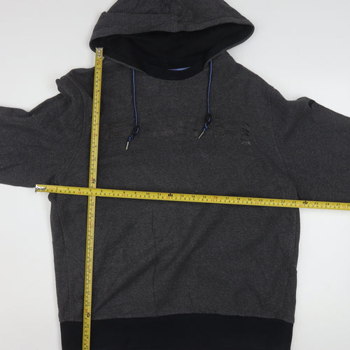 Puma Men's Grey XL Pullover Hoodie Sports Fleece Sweatshirt