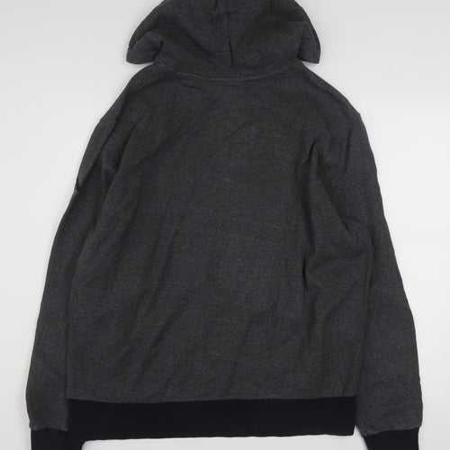 Puma Men's Grey XL Pullover Hoodie Sports Fleece Sweatshirt