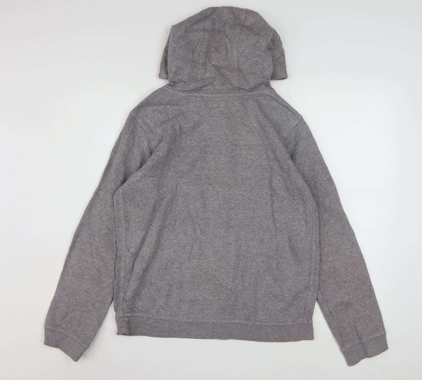 Nike Men's Grey XL Pullover Hoodie Standard Fit Graphic Logo
