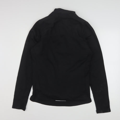 Nike Men's Black Small Running Track Jacket Full Zip Softshell