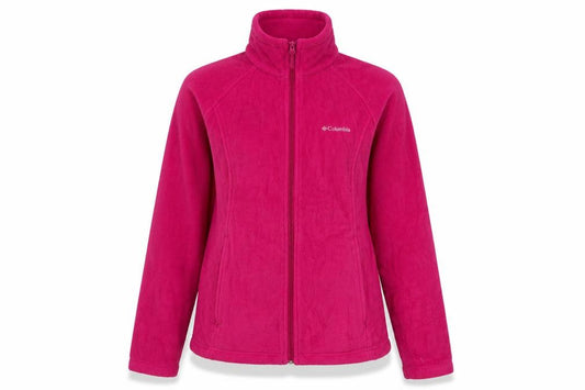 Columbia Women's Pink Fleece Full Zip Active Jacket Size M