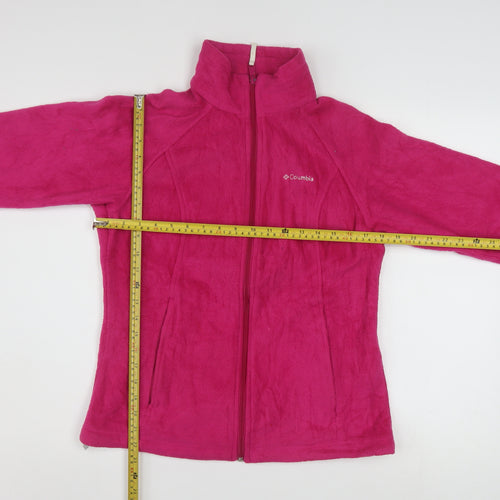 Columbia Women's Pink Fleece Full Zip Active Jacket Size M