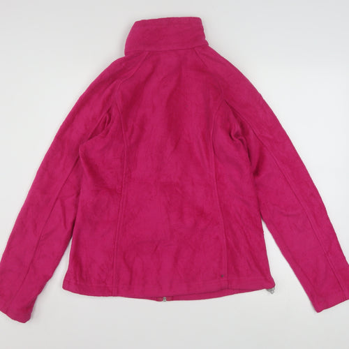 Columbia Women's Pink Fleece Full Zip Active Jacket Size M