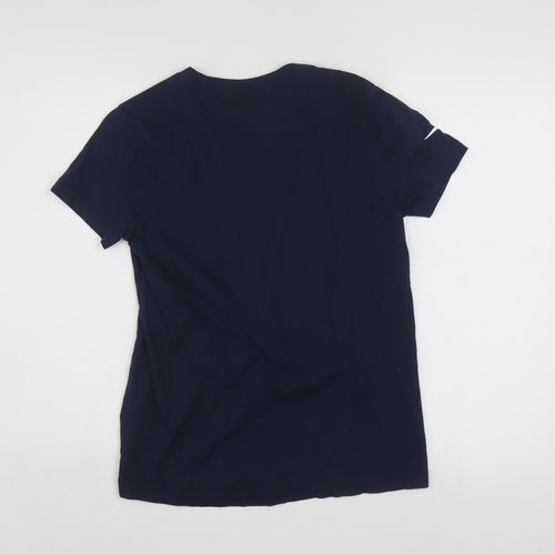 Nike Men's Blue Bochum Graphic Cotton T-Shirt M