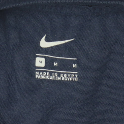 Nike Men's Blue Bochum Graphic Cotton T-Shirt M
