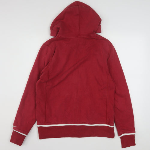 Nike Women Red Full Zip Hoodie Washington State L 16/18 Casual Athletic