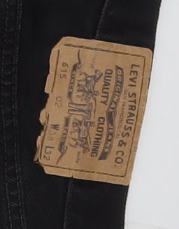 Levi Strauss & Co Men’s Black Straight Jeans W38 L32 Denim Classic