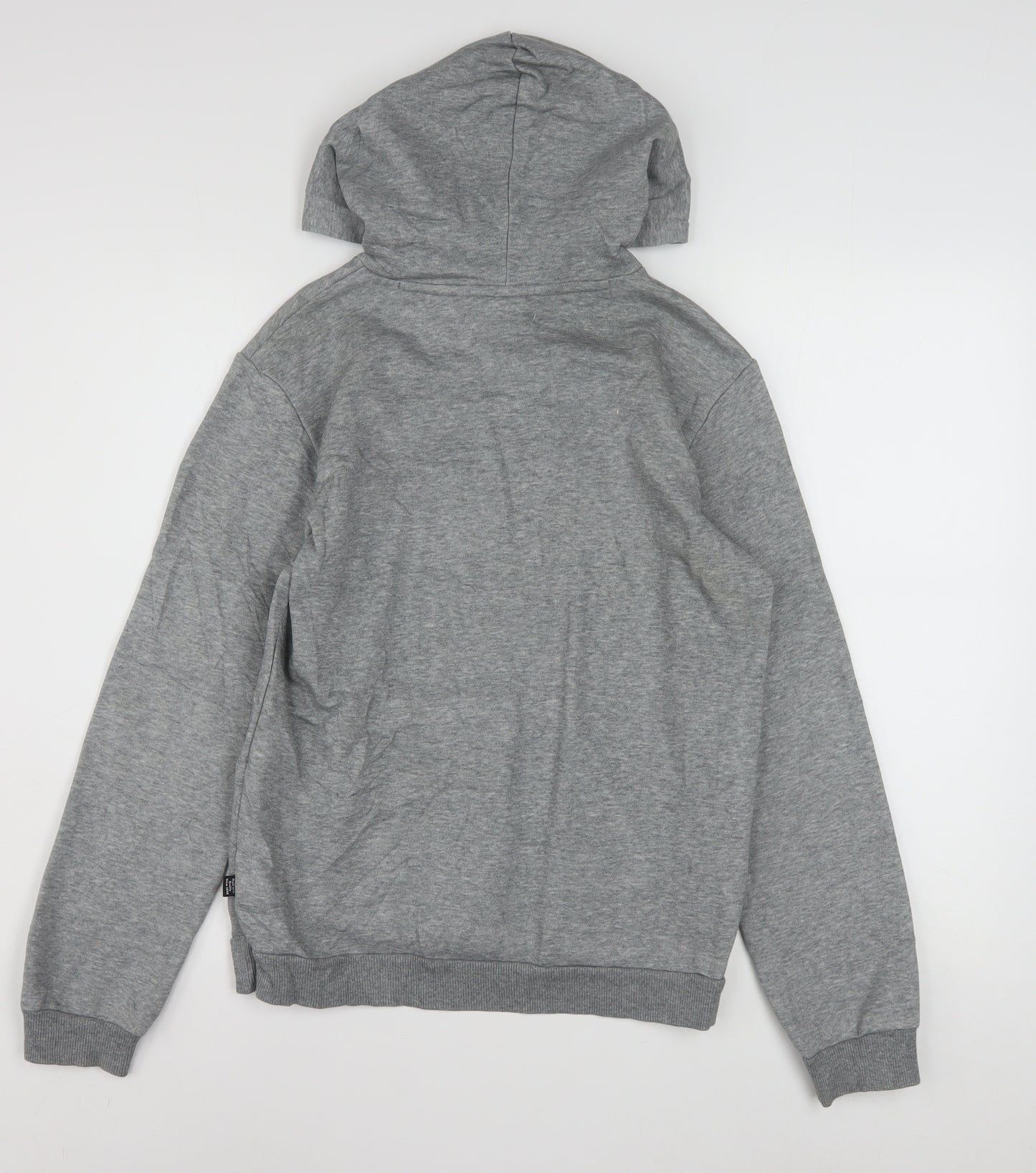 Puma Boys Grey Pullover Hoodie Fleece 13-14 Years Logo Graphic