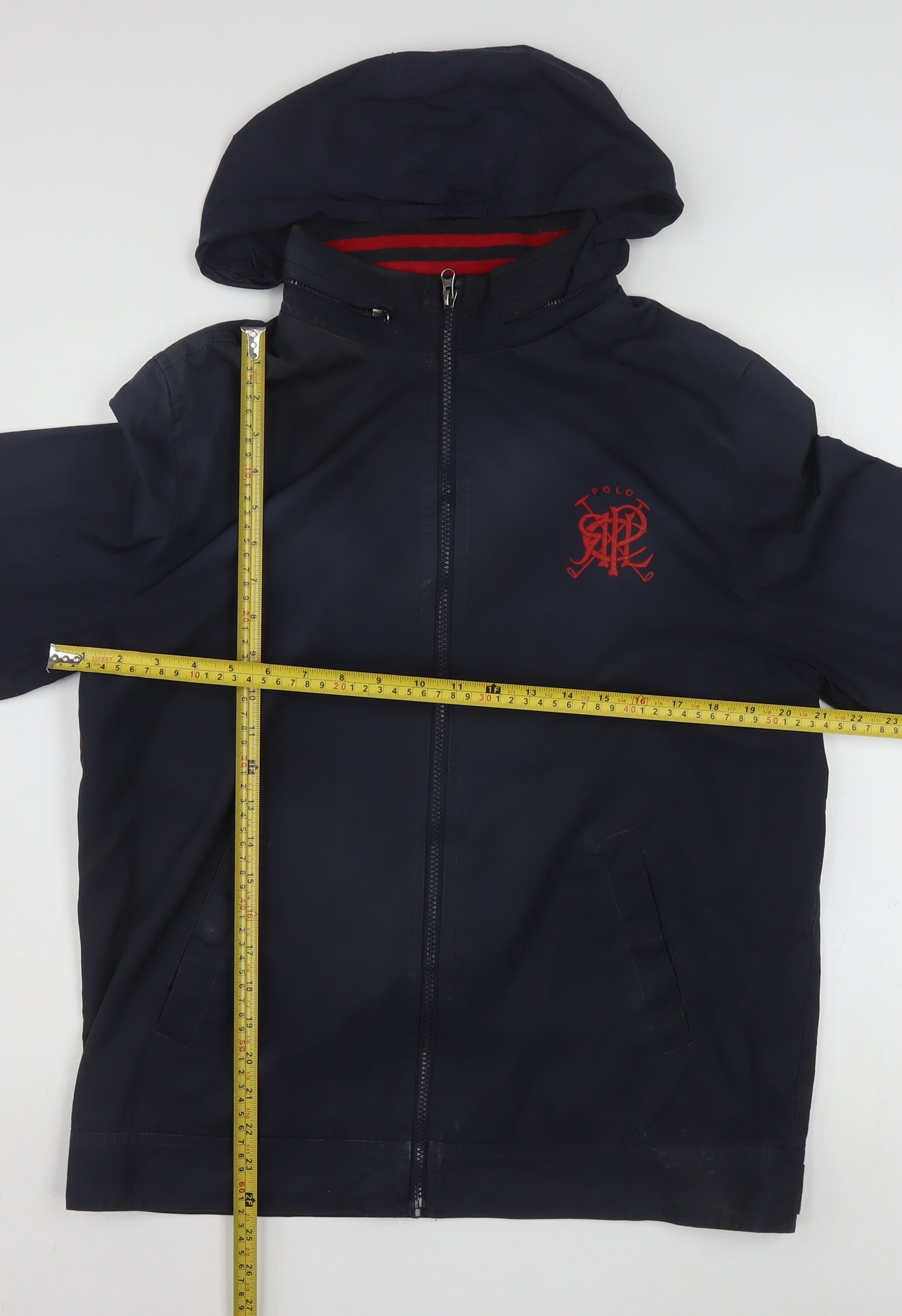 Ralph Lauren Unisex Blue XL Windbreaker Hooded Jacket