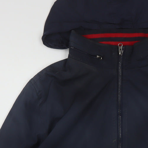 Ralph Lauren Unisex Blue XL Windbreaker Hooded Jacket