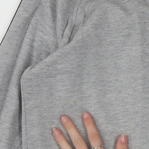 Adidas Men's Grey Crew Neck Pullover Sweatshirt L Sports Style